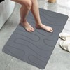TBEECOZY Stone Bath Mat,Bath Rug Diatomaceous Earth Shower Mat,Drying Hard