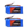 ENGPOW 7.4V 1200mAh 30C JST Plug Rechargeable LiPo Battery for
