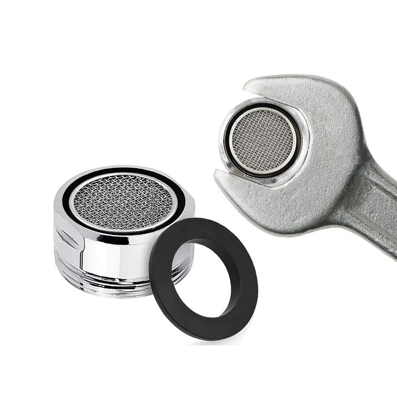 PARENCE. - Set of 2 Chrome Stainless Steel Faucet Aerators