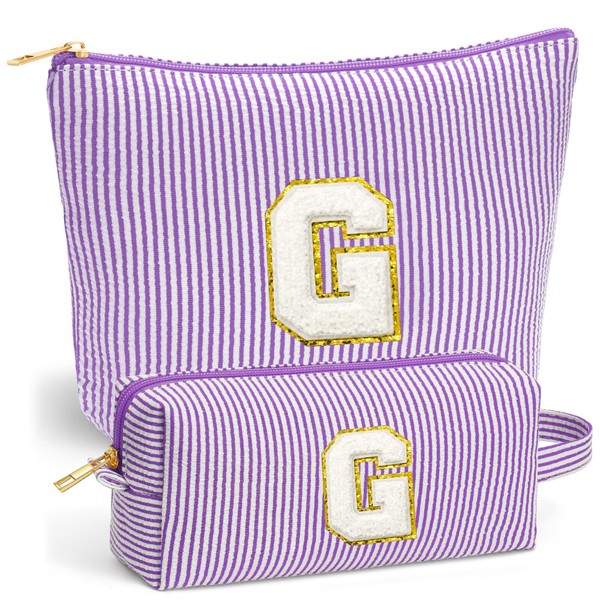 Fohufo Travel Makeup Bag Organizer - Travel Essentials Toiletry Bag