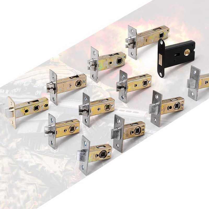 HATOOLHA® Tubular door bolt for use with sprung door handles