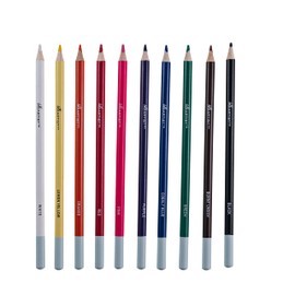 Hello, Artist! Colored Pencils, 10 Pieces, Pigment-Filled, Easy to Blend, Vibrant Colors