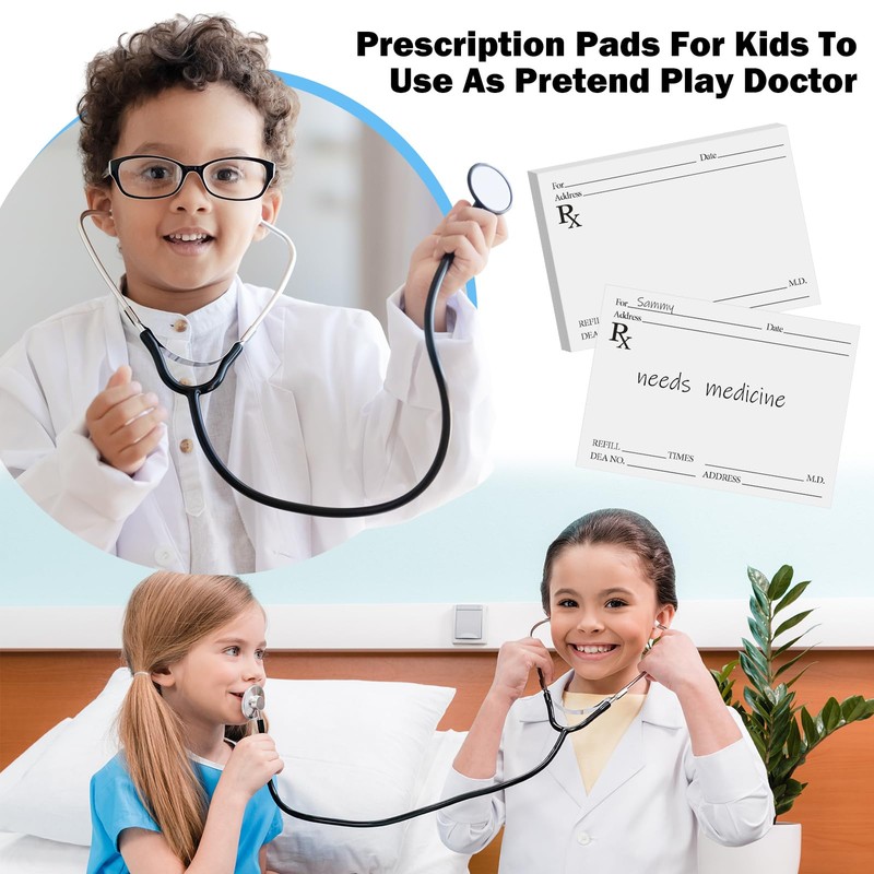 Watersay 36 Pack Prescription Pads for Doctors Rx Pad Pharmacist