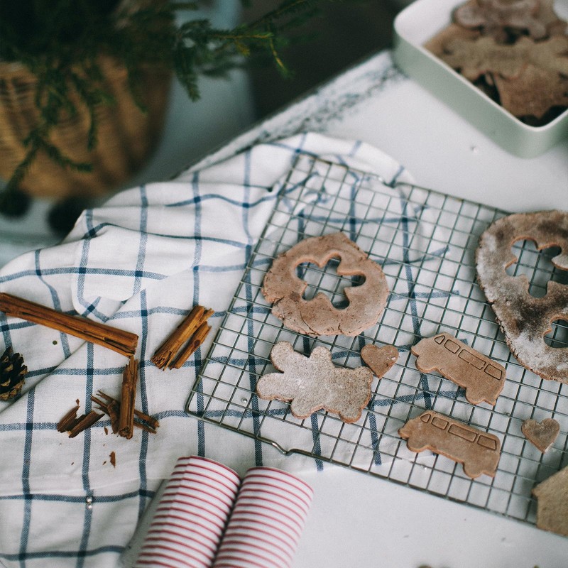 Elegauit Large Fish Shape Cookie Cutter Set Stainless Steel Baking