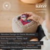 JenLiving® Musikbox SLEEVY, Teddy Plüsch Hülle, Überzug - Stilvoller Schutzbezug