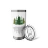 Wildlife Trees Outdoor Nature Evergreen Forest Reflection Stainless Steel Insulated