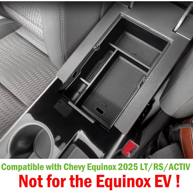 EDBETOS 2025 Equinox Center Console Organizer Compatible with Chevy Equinox