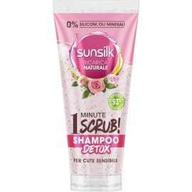 3x Sunsilk, Detox-Shampoo, Haarpeeling mit Rosenextrakten, Shampoo-Peeling für empfindliche Kopfhaut+ Italian Gourmet polpa 400g