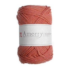 Hamanaka Amerry 2261 Wool Knitting Yarn, Medium Weight, Color 27, Pink Color Family, 1.4 oz (40 g), Approx. 120.3 Yards (110 m)