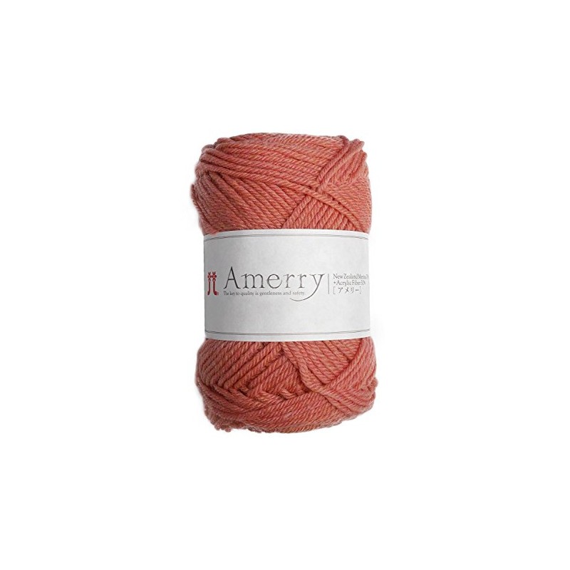 Hamanaka Amerry 2261 Wool Knitting Yarn, Medium Weight, Color 27,