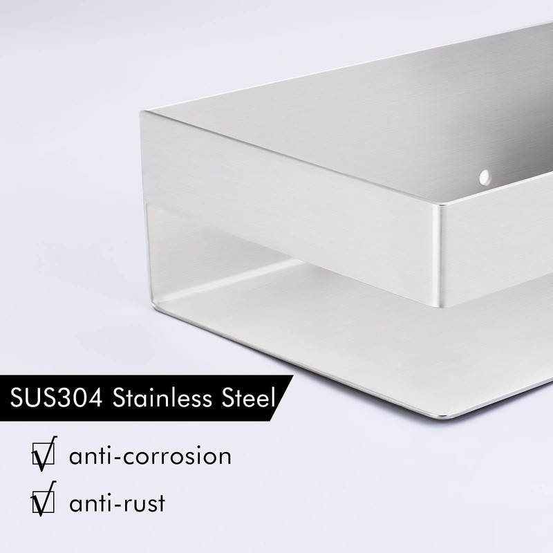KES Bathroom Shower Shelf Stainless Steel Bath Shelf Basket Caddy
