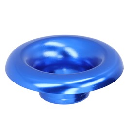 3.5in Cold Air Intake Turbo Horn Velocity Stack Adapter CNC Aluminum Car Modification AccessoryBlue