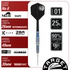TARGET Darts Sereno G2 Steel Tip Darts with Kflex, 25G