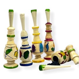 Aker Fassi Pure Natural Moroccan Eyeliner - Handmade Traditional Powdered Eyeliner Wooden Box - Arabic Moroccan Egyptian eyeliner Powder