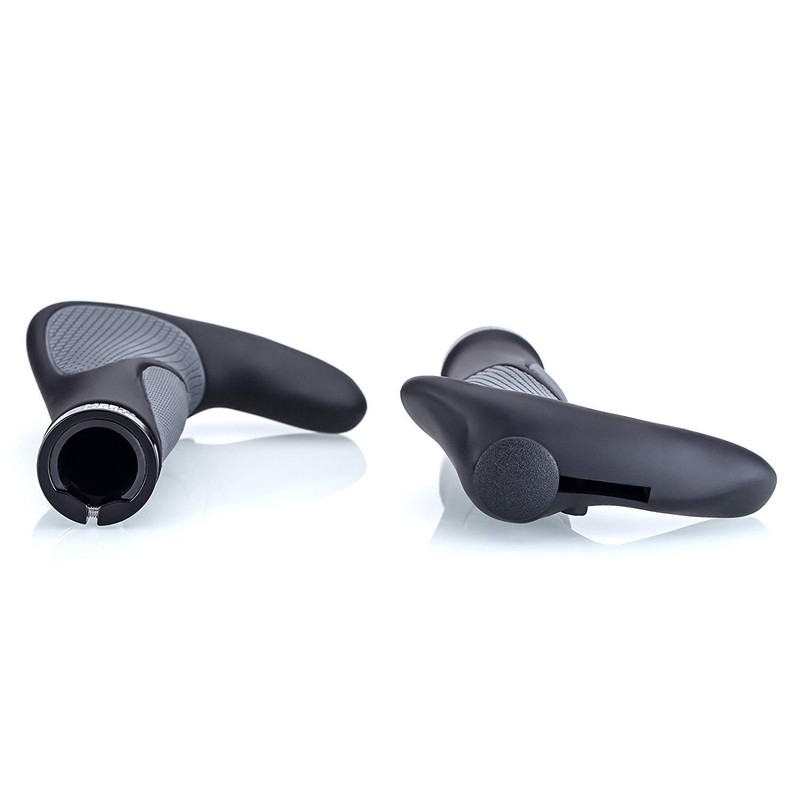 VOANZO MTB Bicycle Handlebar Grips, Ergonomic Designed Integrated Bike Horn