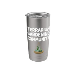 Terrarium Gardening Community Tropical Ecosystem Moss Plants Stainless Steel Insulated Tumbler