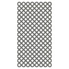 4 ft. x 8 ft. Nantucket Gray Garden Vinyl Lattice