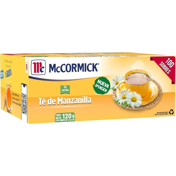McCormick Té de Manzanilla 100 sobres