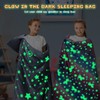 Kids Sleeping Bag Soft Plush Glowing Toddler Nap Mat with