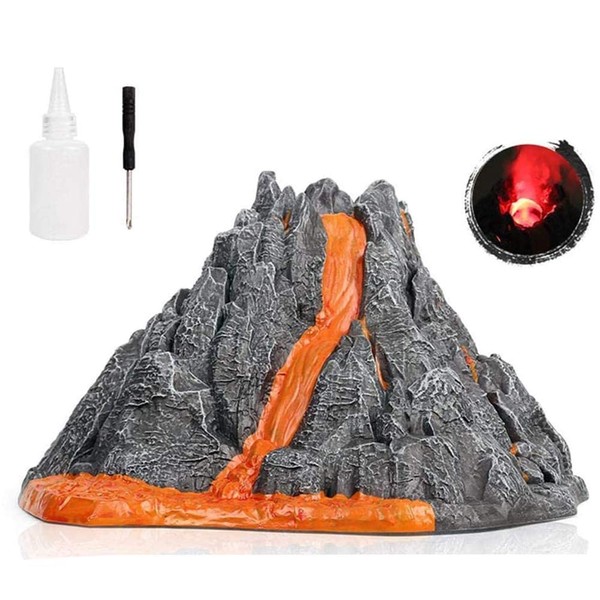 Erupting Volcano Model Toys Volcano Science Kit Learning Resources Realistic Dinosaur for Kids(Volcano)
