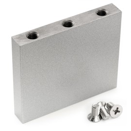 Musiclily Ultra 42mm Full Solid Steel Block for Electric Guitar Floyd Rose Locking Tremolo Bridge