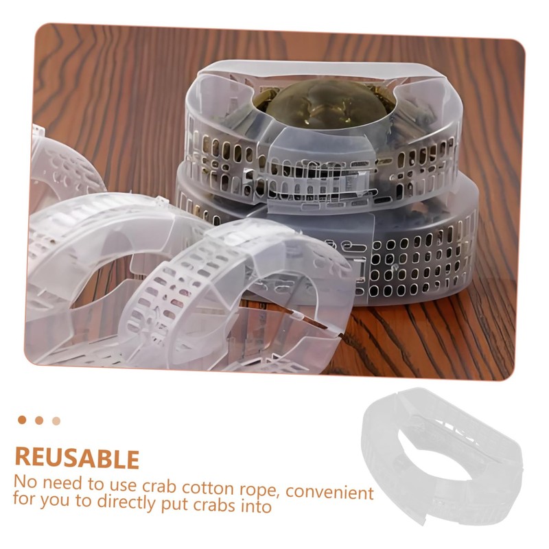 Zerodeko 10 Pack Hairy Crab Quick Wrap Device Crab Plastic