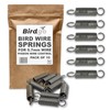 Birdgo 10 x Standard Stainless Steel Springs for Bird Post