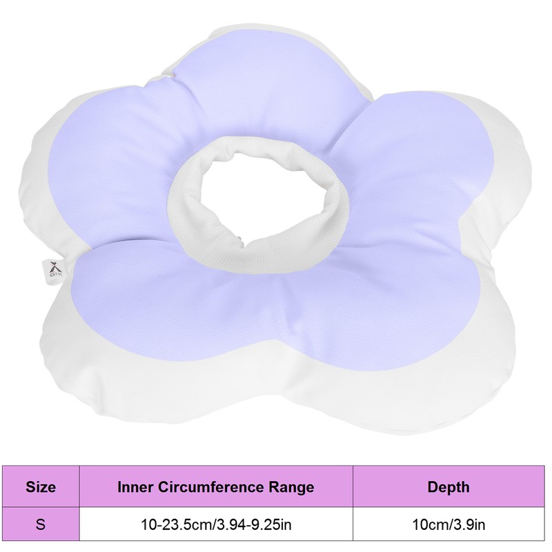 Flower Shaped Pet Recovery Elizabeth Collar Waterproof Cat AntiLicking Collar