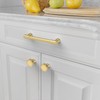 Amerdeco 10 Pack Brushed Gold Cabinet Knobs Single Hole Cabinet