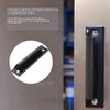 Taicols 2 Pcs Sliding Door Handles, Aluminum Alloy Curved Handle