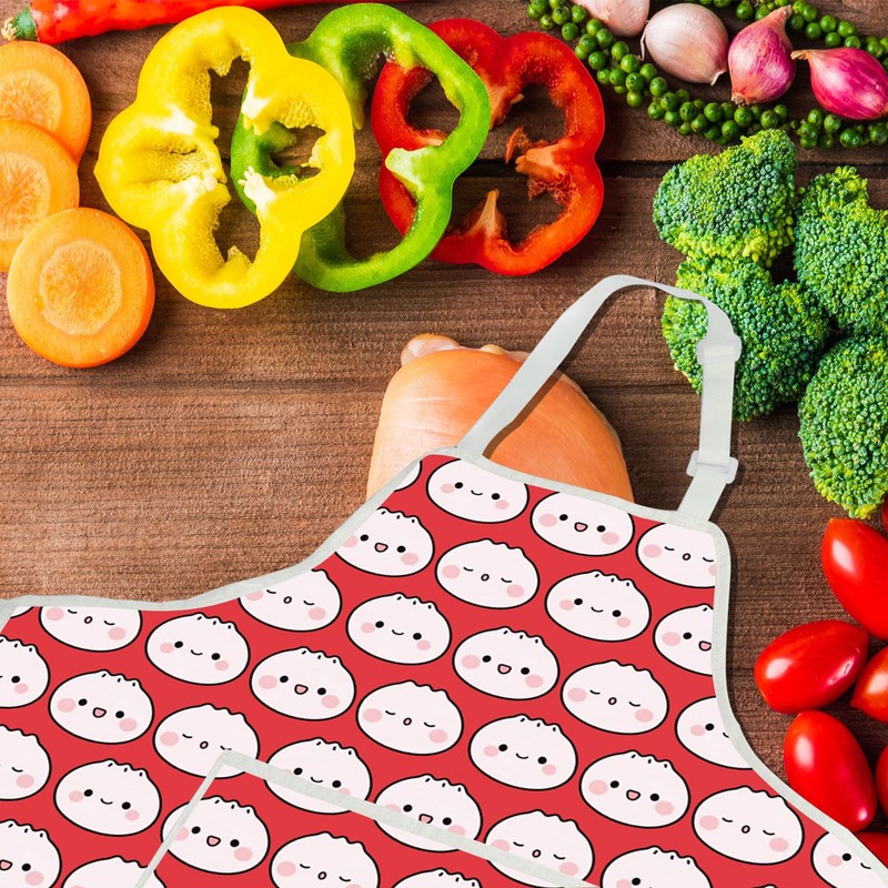 CENWA Dumpling Apron Funny Dumpling Gift Dumpling Lover Kitchen Decor