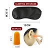8 Sleep Eye Masks with 2 Pairs Ear Plugs, Polyester