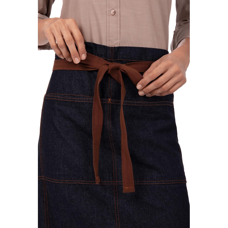 Chef Works B345 Memphis Bistro Apron, Size: 609 mm L
