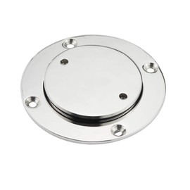 keehui Marine 316 Stainless Steel 3inch Inspection Deck Plate W/Screws for Boat