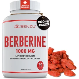 NEW Premium Grade Berberine HCl >97% Max Potency Canadian-Made (500 x 2) 1000mg Wild Harvested Berberine Supplement - Concentrated Berberine Supplements - 90 Veggie Capsules - Made in Canada