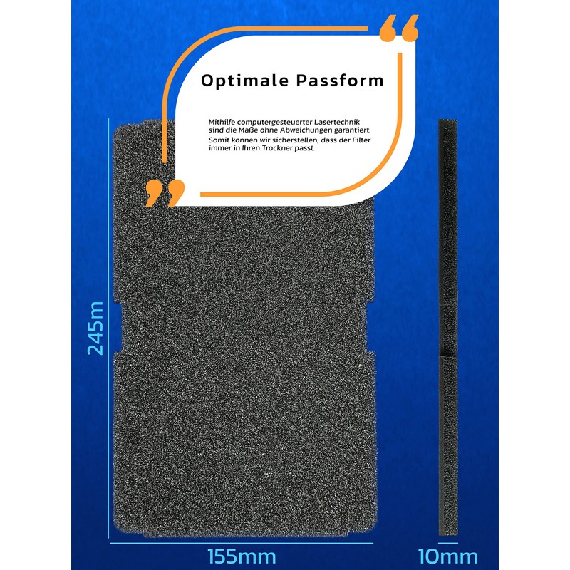Premium Sponge Filter Mat Dryer Fine / Coarse for Beko