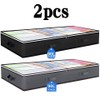 Non-Woven Fabric Storage Box Organizer with Lid - Foldable Clothes