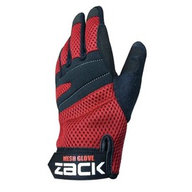 TNK Industrial Speed Pit Mesh Gloves, Red ZK-33