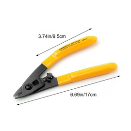 Fibre Optic Cable Stripper Labor Saving Wire Stripper Steel Hole Pigtail Plier for Electrical and Electronics Repairs