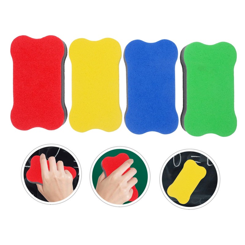 Operitacx Pack of 24 Erasers Dry Rub Whiteboard Eraser Whiteboard