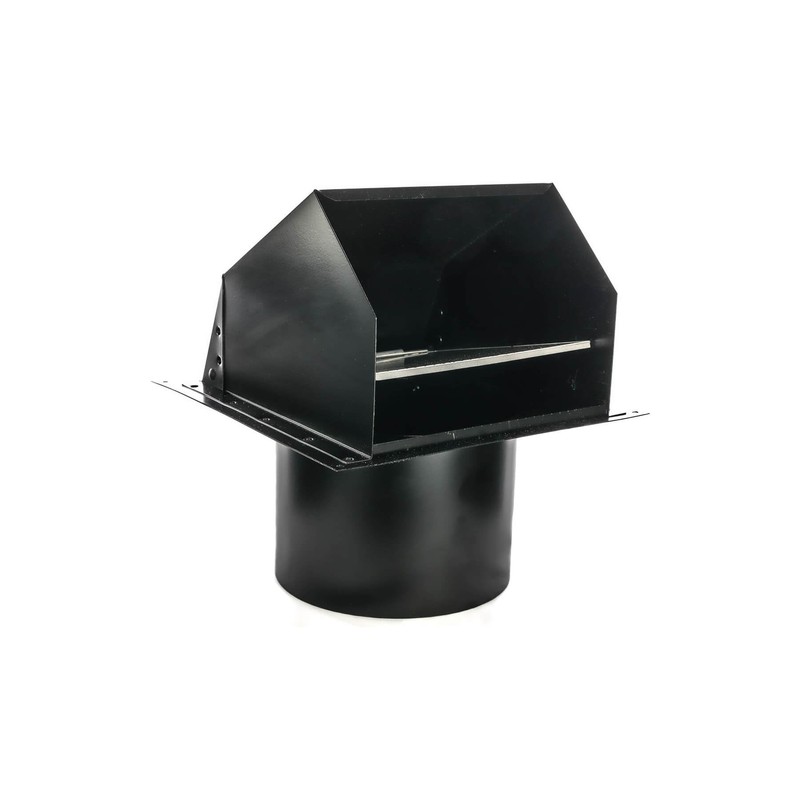 RDP Heavy Duty Hooded Wall Vent with Spring Loaded Damper