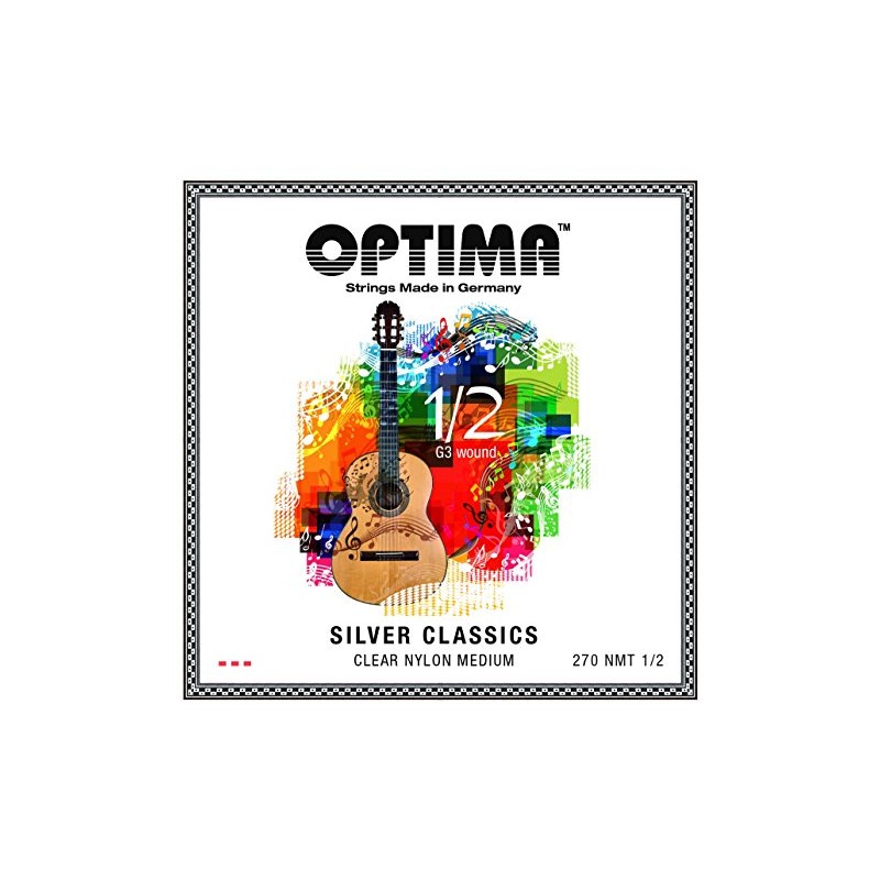 Classical Guitar Strings Set Silver Classics Children's Guitar 1/2 medium