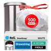 Reli. 6-10 Gallon Trash Bags Drawstring | 500 Count Bulk