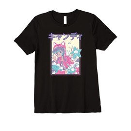 Kawaii Candycore Adorable Anime Girl Premium T-Shirt