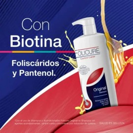 Shampoo Folicure Control Caída Original 1 L