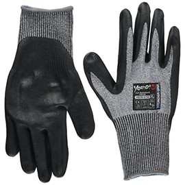 Uni-World WGYR5110 YOROI461 Nitrile Rubber Coated Gloves, Cut Resistant, Navy Moku, XL