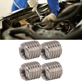 10Pcs M5 Threaded Insert Kit Internal External Tooth Lock Nut 303 Stainless Steel for Secure Fastening