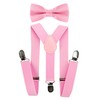 axy Children’s Y-Shape Suspenders with Bow Tie, 3 Extra-Strong Clips,