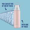 Brita Stainless Steel Water Filter Bottle, 20 Ounce, Rose, 1