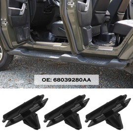 VGOL 50pcs Rocker Molding Retainer Clip Fender Flare Clip 68039280AA Compatible with Jeep Compatible with Wrangler JK Compatible with Wrangler Unlimited JK